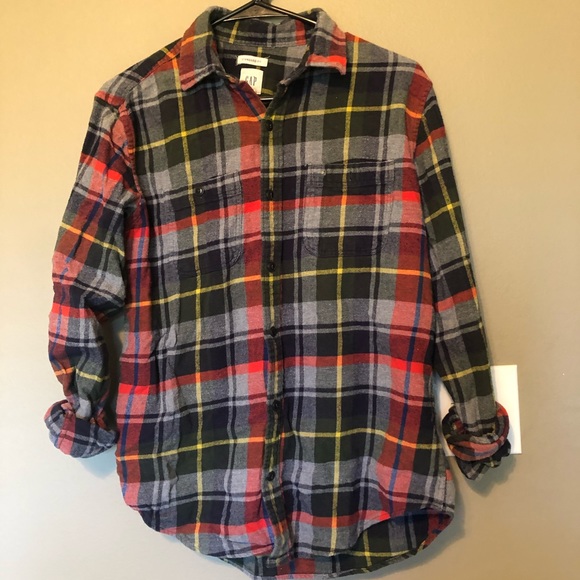 GAP Men’s Standard Fit Flannel Shirt 🔹 - Picture 2 of 7